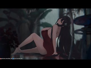 indomitable - gif; animation; 60 fps; 3d sex porno hentai; (by @dan-98) [azur lane]